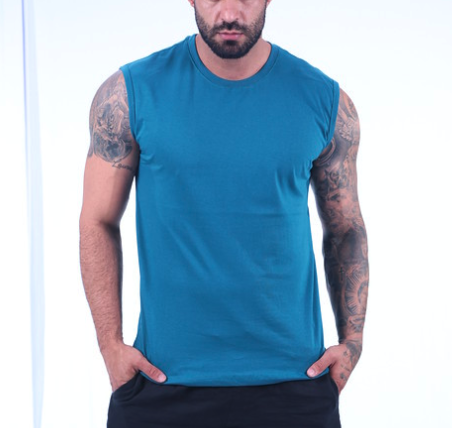 Camisa Masculina azul