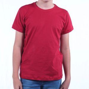 Camiseta infantil vermelha